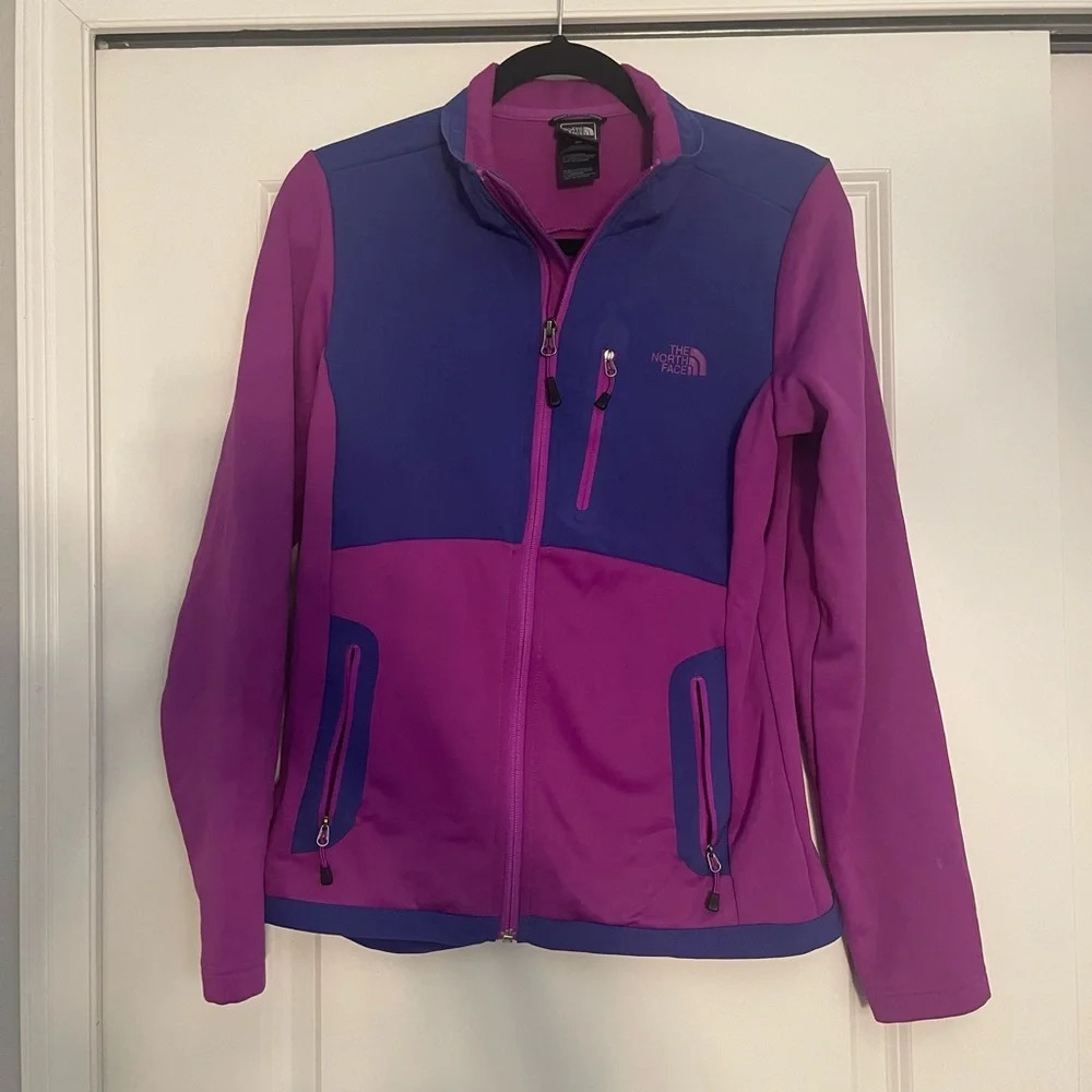 The North Face Women's Purple & Blue Softshell Jacket